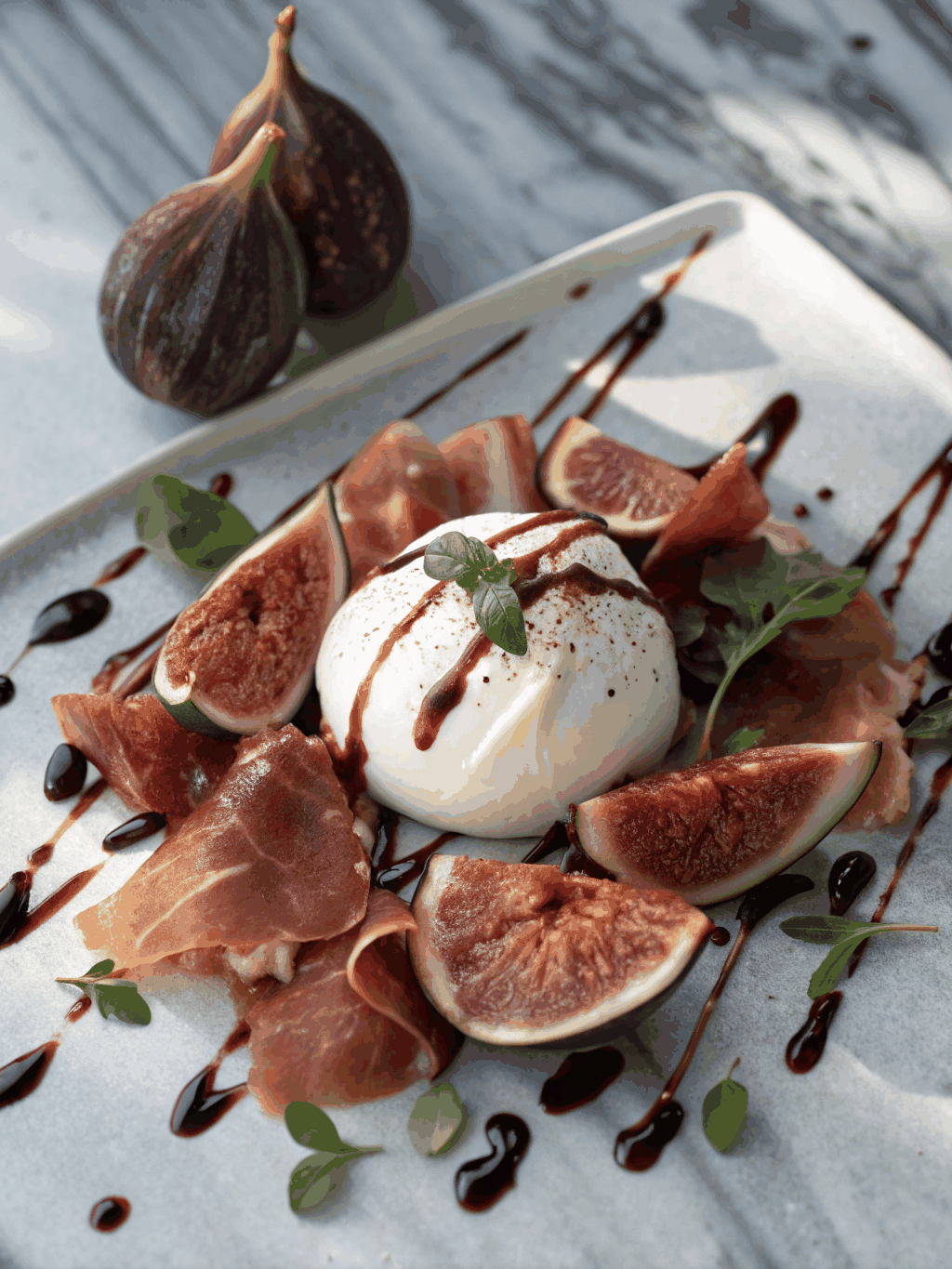 Burrata con Fichi